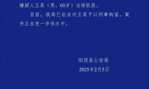 小米SU7在服务区被恶意割胎，阳西警方通报：嫌疑人被当场抓获，已刑拘！